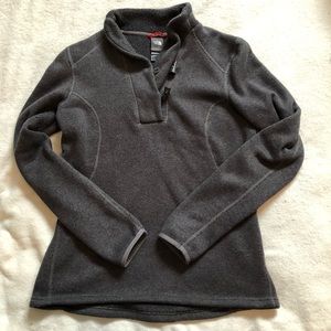 The North Face Gray Pull-Over Sweater